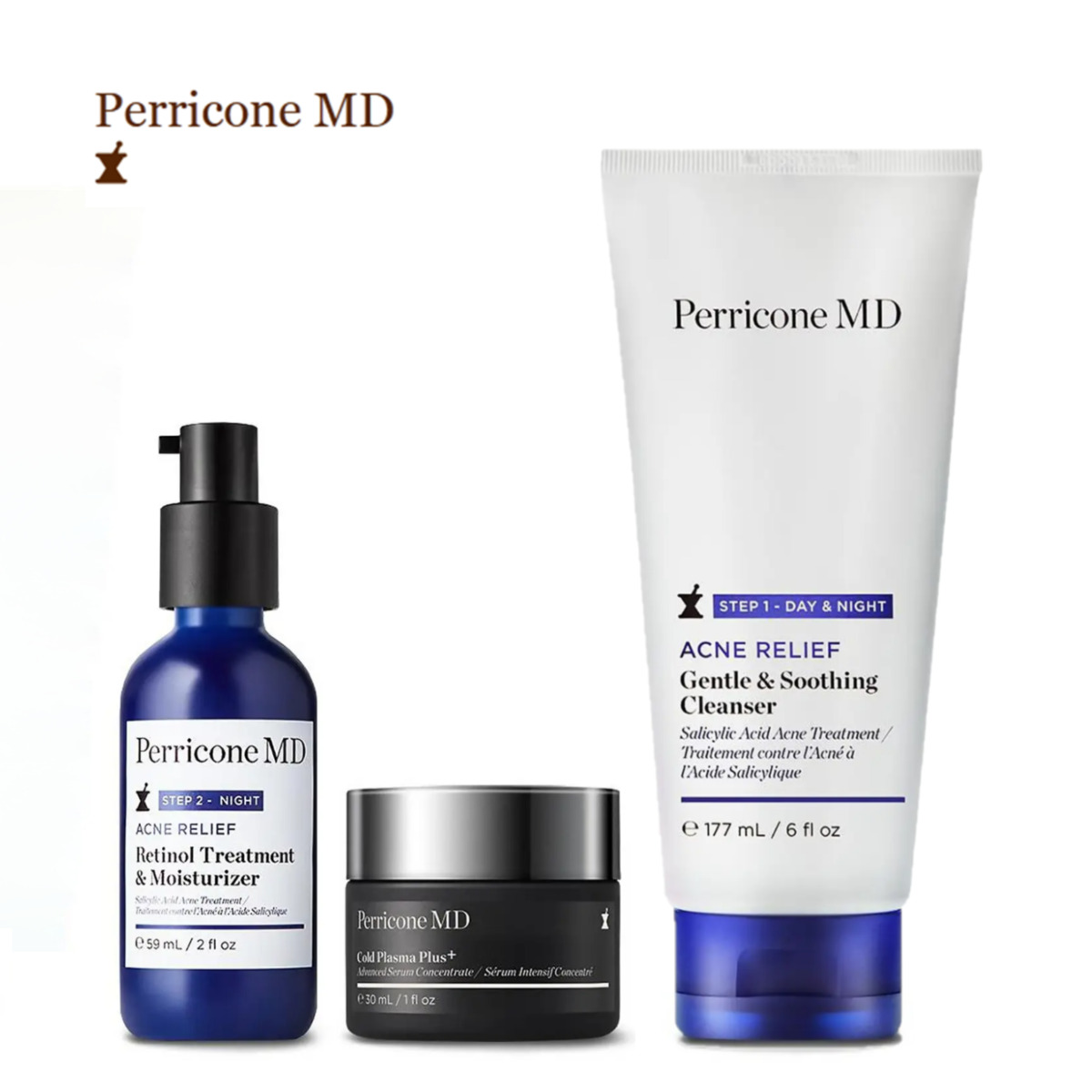 セール Perricone MD ドクターペリコン パワーハウス クリーン クリア トリオ Powerhouse Clean Clear Trio  SET fucoa.cl