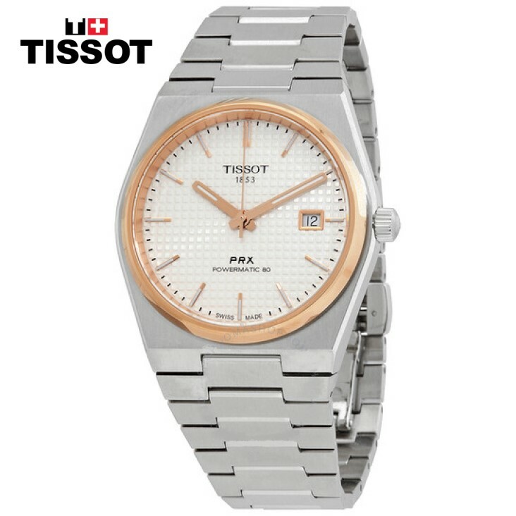 TISSOT ティソ T-クラシック PRX パワーマティック 80オートマチック メンズ 腕時計 T-classic PRX Powermatic 80 Automatic Men's Watch