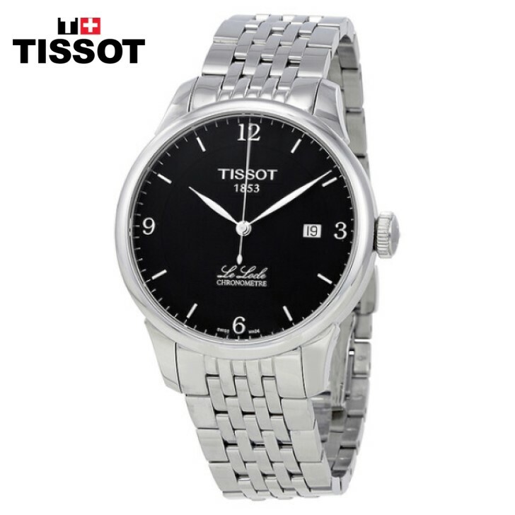 TISSOT ティソ ル ロックル クロノメーター オートマティック 黒いこと 文字盤 メンズ ウオッチ Le Locle Chronometre Automatic Black Dial Men\u0027s Watch