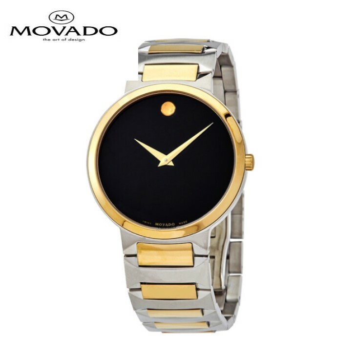 MOVADO モバード テモ 石英 黒いこと 文字盤 メンズ ウォッチ Temo Quartz Black Dial Men\u0027s Watch