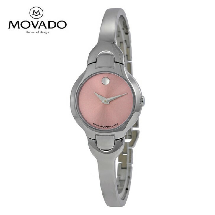 MOVADO モバード カーラ サクラ色 文字盤 レディース ウォッチ Kara Pink Dial Ladies Watch