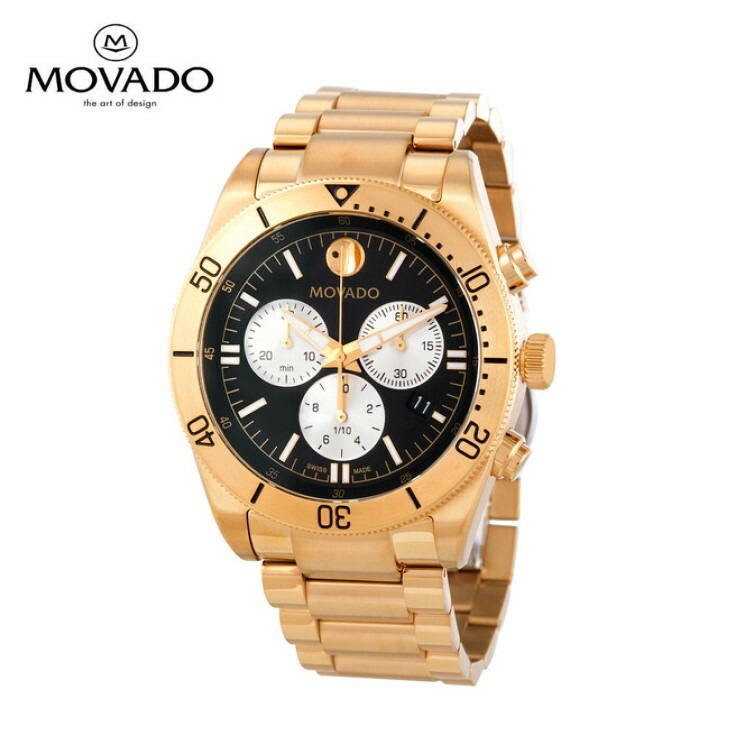 モバードビジオクォーツ腕時計 楽天市場】MOVADO モバード ヴィジオ クロノグラフ クォーツ