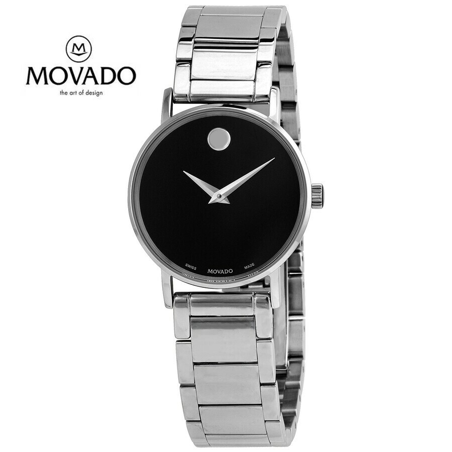 MOVADO モバードクオーツ 黒いこと 総合博物館 文字盤 ユニ一発やる ご覧なさるQuartz Black Museum Dial Unisex Watch