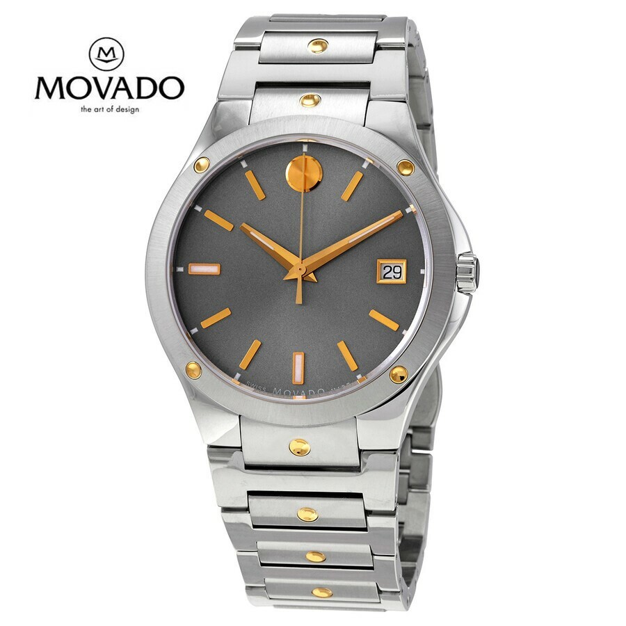 MOVADO モバード クオーツ グレーサンレイダイヤル メンズウォッチQuartz Grey Sunray Dial Men's Watch｜DIO GRECO