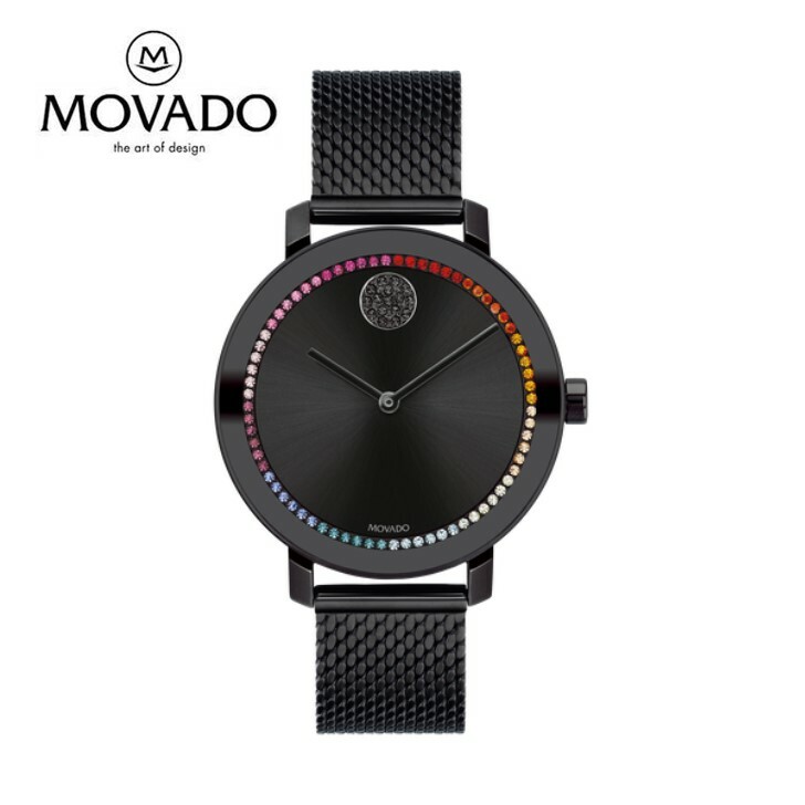 MOVADO モバード ボールド エボリューション クオーツ ブラックダイヤル レディースウォッチBOLD Evolution Quartz Black Dial Ladies Watch|DIO GRECO