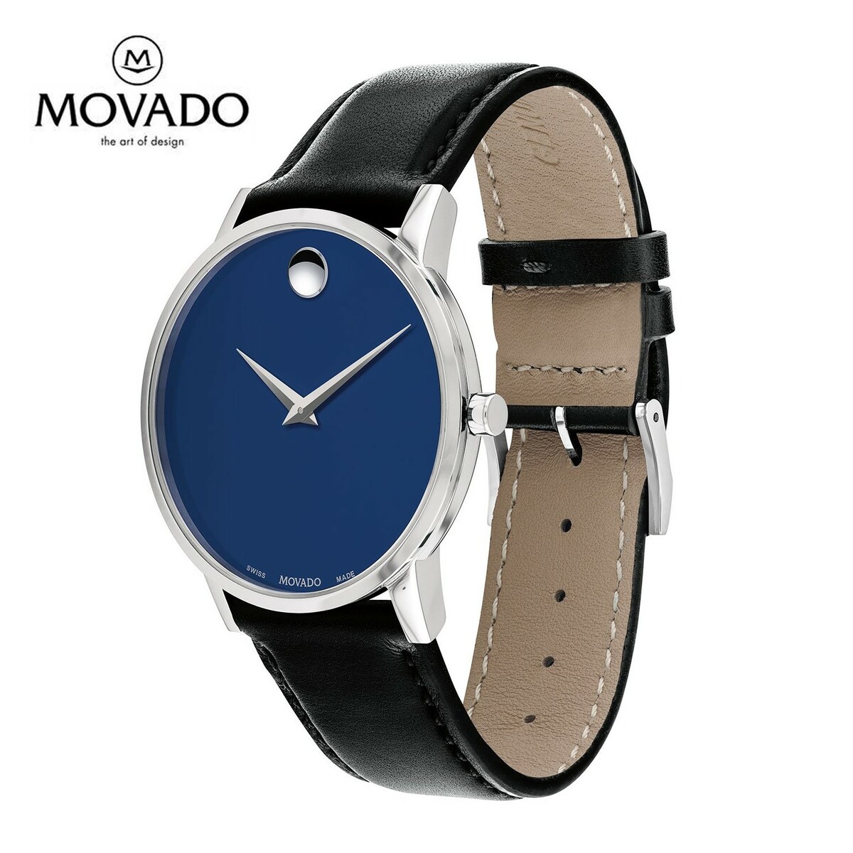 MOVADO モバード ミュージアム・クラシック ブルーダイヤル メンズウォッチMuseum Classic Blue Dial Men's Watch
