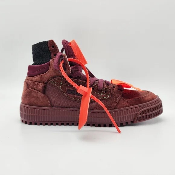 Off White オフホワイト 3.0 ヒトップ スニーカー バーガンディ 3.0 hitop Sneakers burgundy EU37 (23.8cm)|DIO GRECO