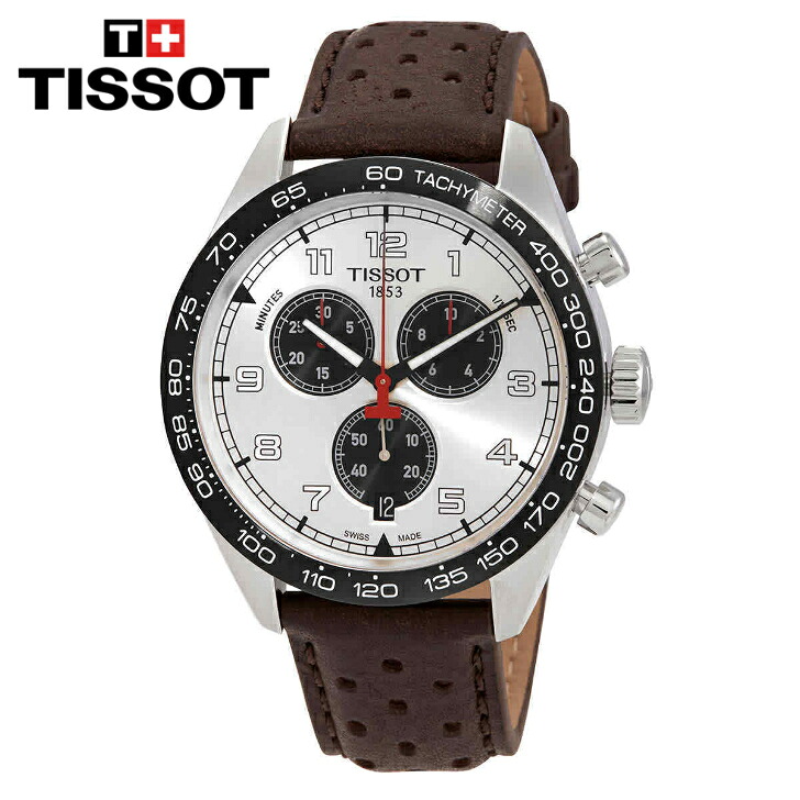 TISSOT ティソ Tスポーツ クロノグラフ クォーツ シルバーダイアル メンズウォッチ T-Sport Chronograph Quartz Silver Dial Men's Watch 48,430円