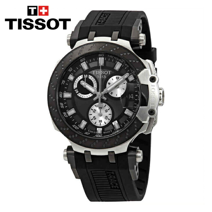 楽天市場】TISSOT ティソ T-レース クロノグラフ クオーツ ブラック