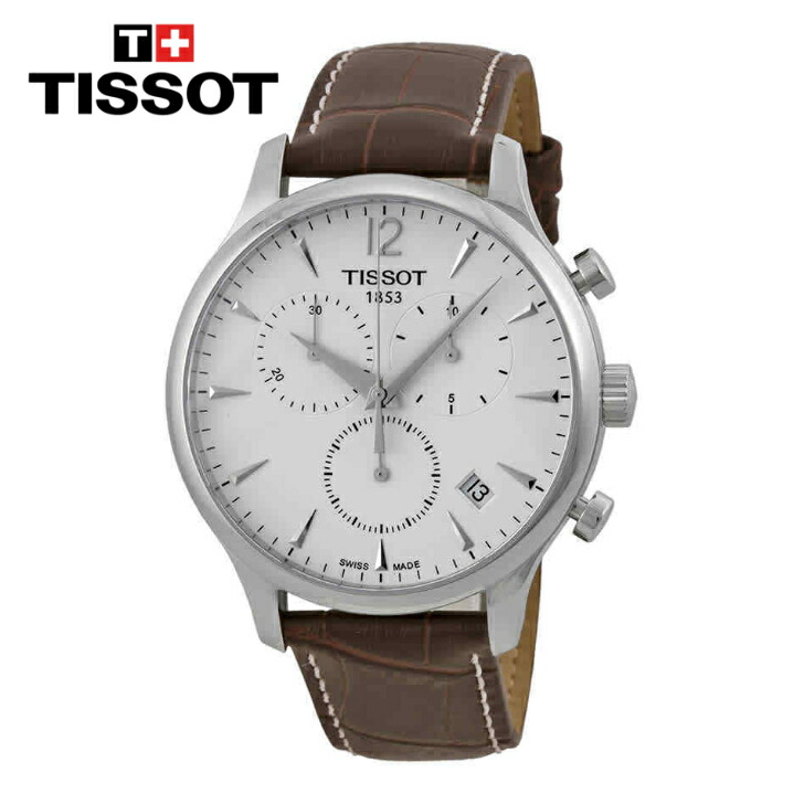 【大特価】TISSOT アナログ時計 ホワイトダイヤル 楽天市場】TISSOT ティソ トラディション GMT ホワイトダイヤル メンズ
