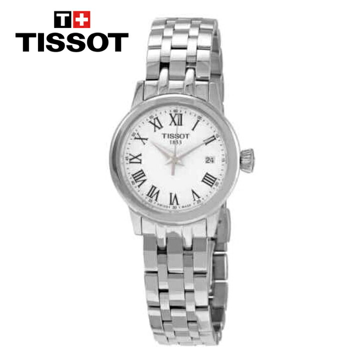 TISSOT ティソ クラシック ドリーム レディ クオーツ ホワイトダイヤル レディースウォッチ Classic Dream Lady Quartz White Dial Ladies Watch｜DIO GRECO 34,947円