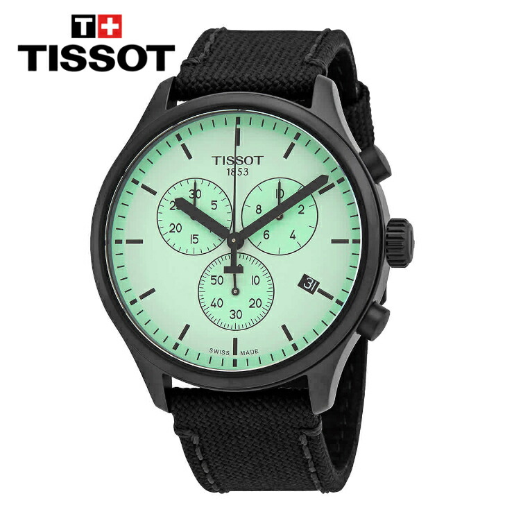 TISSOT ティソ クロノグラフ クォーツ グリーンダイアル メンズウォッチ Chronograph Quartz Green Dial Men's Watch