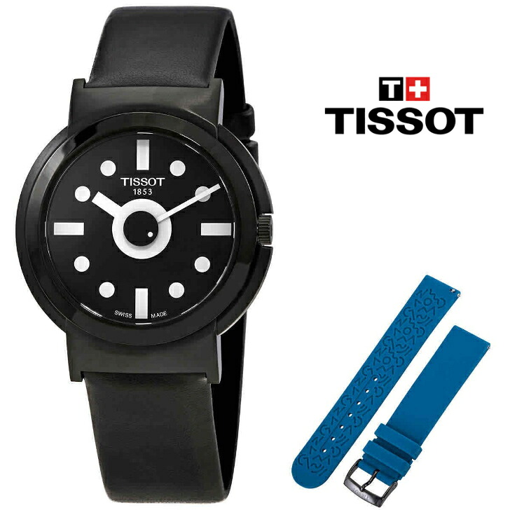 TISSOT ティソ ヘリテージ メンフィス クオーツ ブラックダイヤル メンズウォッチ Heritage Memphis Quartz Black Dial Men's Watch