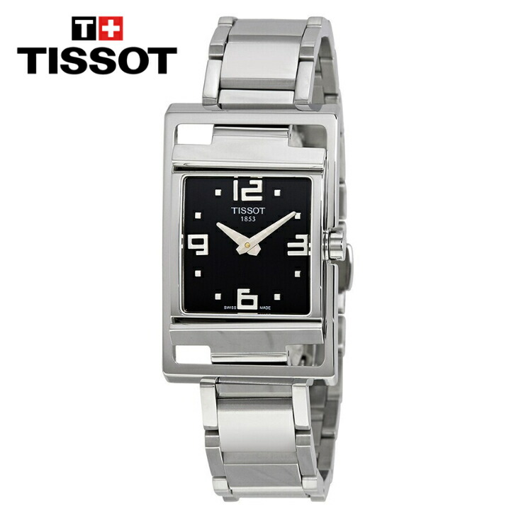 TISSOT ティソ マイティ 明けっ広げスチール写真 マザーオブパールダイヤル レディースウォッチ My-T Open Steel Mother of Pearl Dial Ladies Watch