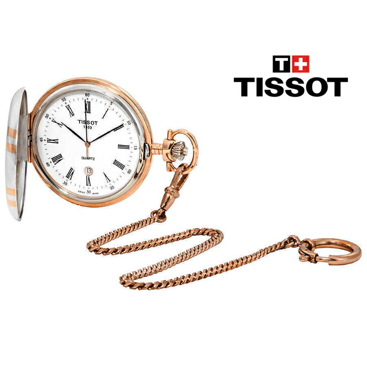 TISSOT ティソ ティーポケット ホワイトダイヤル メンズポケットウォッチ T-Pocket White Dial Men's Pocket Watch