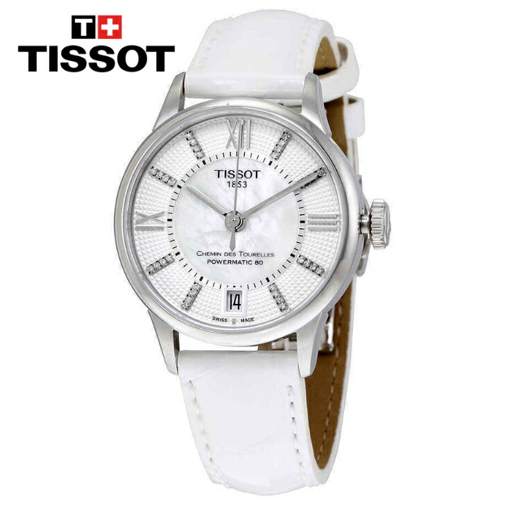 TISSOT ティソ シュマン デ トゥレル オートマティック レディースウォッチ Chemin Des Tourelles Automatic Ladies Watch