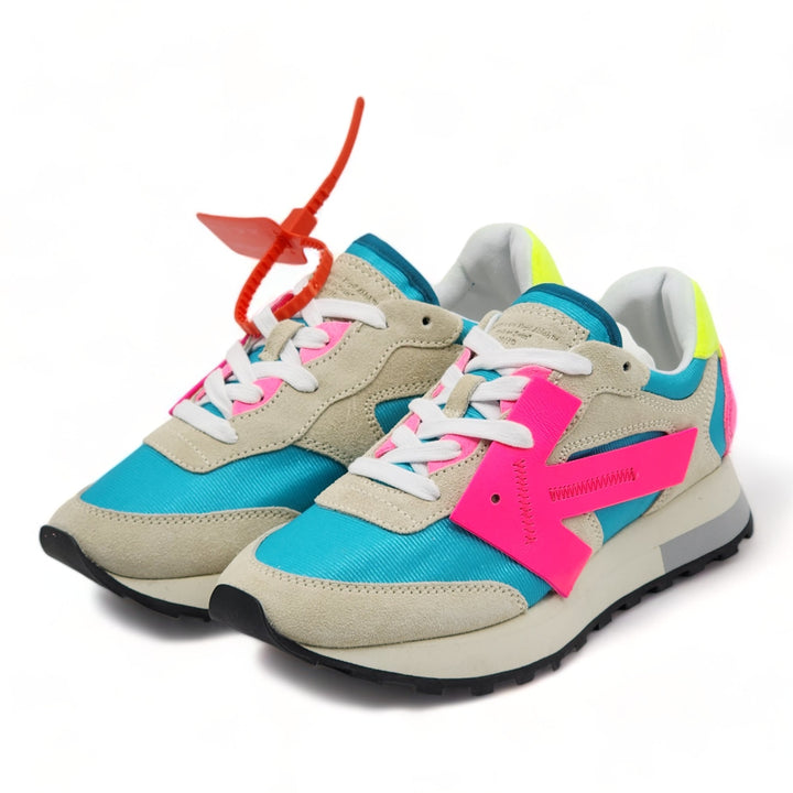 OFF-WHITE オフホワイト レディースHGランナーミックスメディアスエードスニーカー フューシャ WOMEN’S HG RUNNER MIXED-MEDIA SUEDE SNEAKERS ‘FUCHSIA’