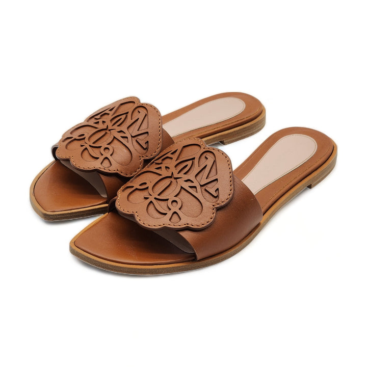 ALEXANDER MCQUEEN アレキサンダー・マックイーン レザー・シグネチャー・サンダル LEATHER SIGNATURE SANDALS|DIO GRECO