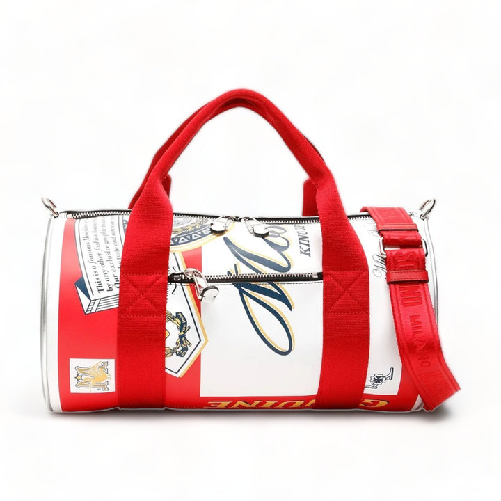 MOSCHINO モスキーノ x バドワイザー・ダッフルバッグ X BUDWEISER DUFFEL BAG