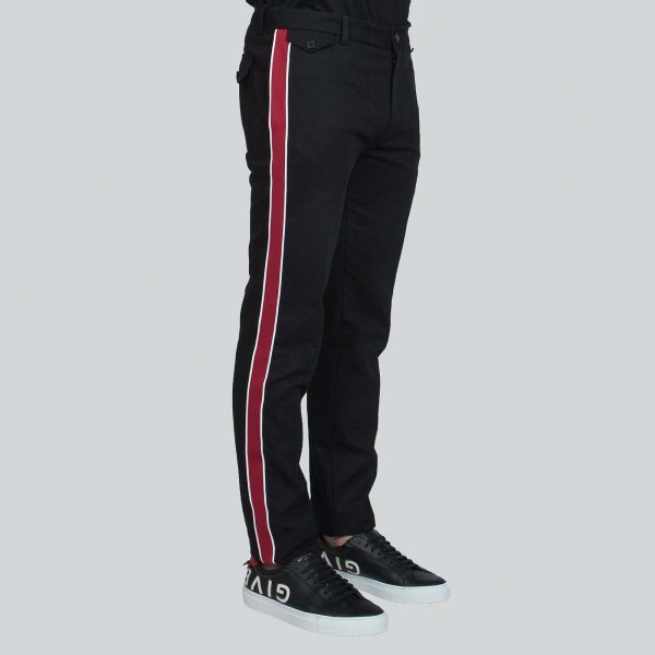 givenchy side stripe pants