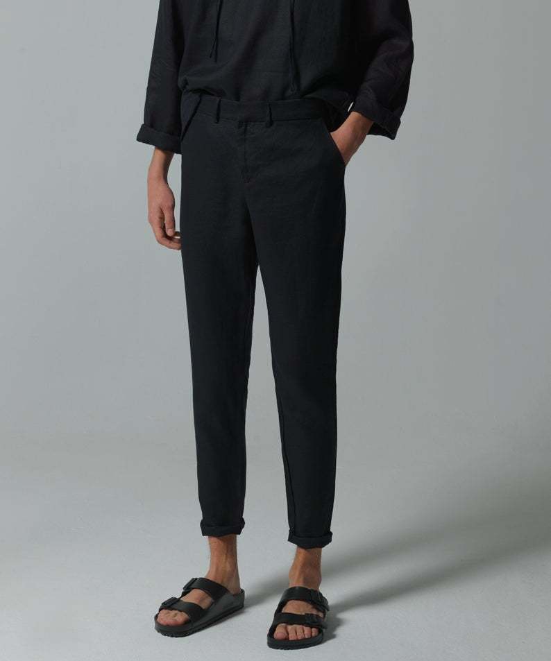 VISALTES ヴィサルテス リネン フィテッド パンツ LINEN FITTED PANTS
