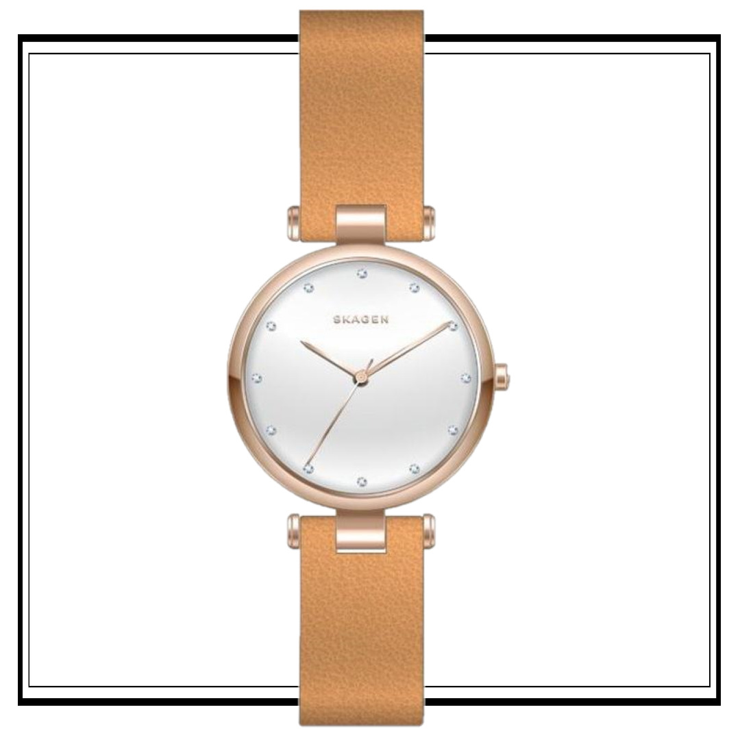 SKAGEN タンジャ ブラウンレザーウォッチ Women's SKW2514 'Tanja' Brown Leather Watch｜DIO GRECO