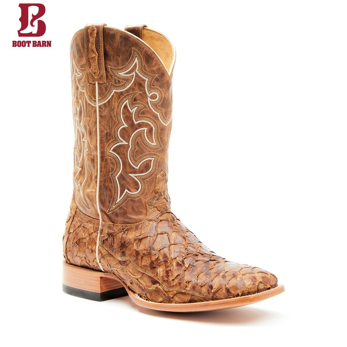 BOOT BARN ブートバーン コディジェームズ メンズ エキゾチック ピラルクー ブラウン CODY JAMES MEN'S PIRARUCU EXOTIC BROWN|DIO GRECO