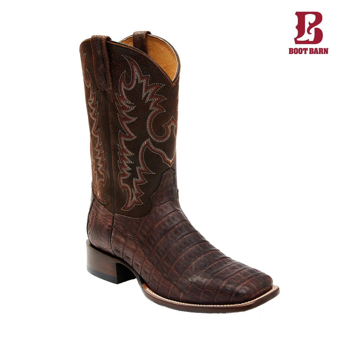 BOOT BARN ブートバーン コディジェームズ メンズ グラソ エキゾチック カイマン スキン ブーツ ブロード スクエア チョコレート CODY JAMES MEN'S GRASSO EXOTIC CAIMAN SKIN BOOTS BROAD SQUARE CHOCOLATE