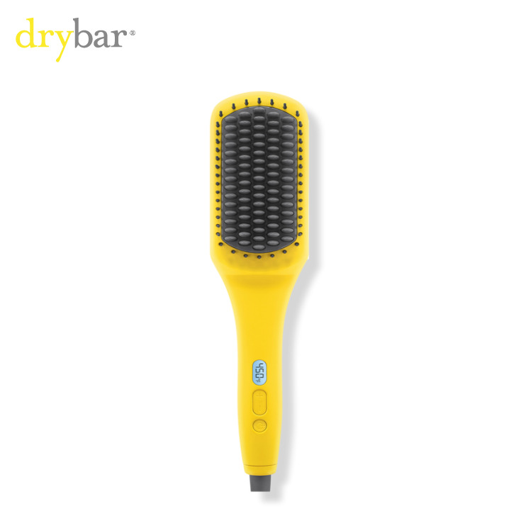 DRYBAR 素っ気ない 赤ちょうちん ザ 毛はらい 衝突 火熱 引っ切りない毛はらい The Brush Crush Heated Straightening Brush