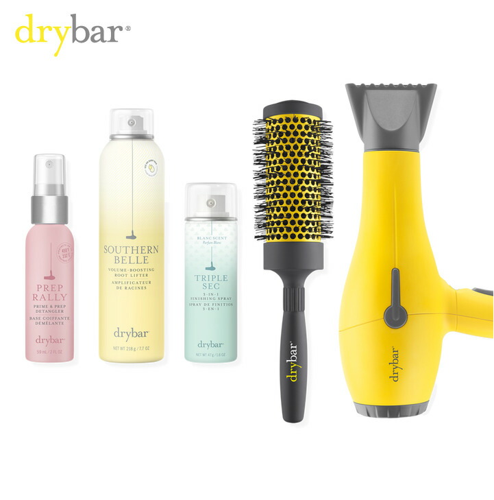 DRYBAR 素っ気ない 赤ちょうちん ザ 殴ること アウト ボムシェル 一揃いの道具 The Blowout Bombshell Kit