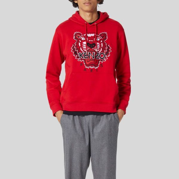 red kenzo hoodie