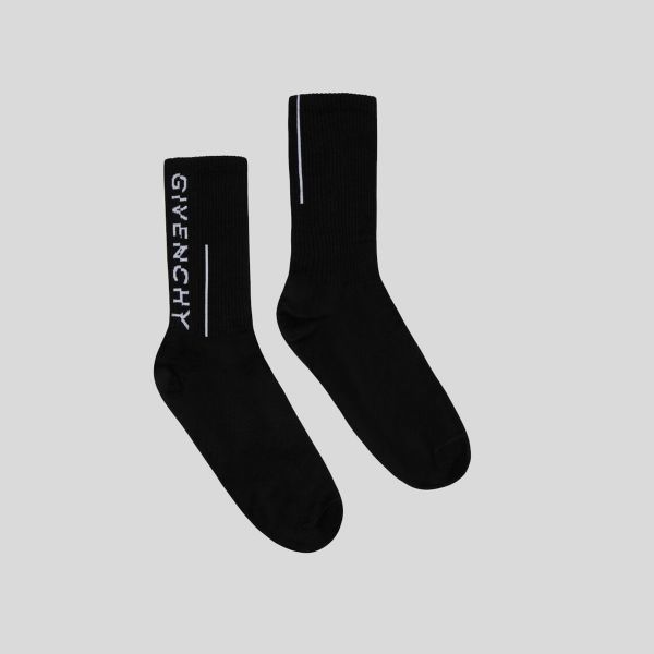 楽天市場 Givenchy ジバンシー ロゴソックス イン ブラックアンドホワイト Givenchy Logo Socks In Black White Dio Greco