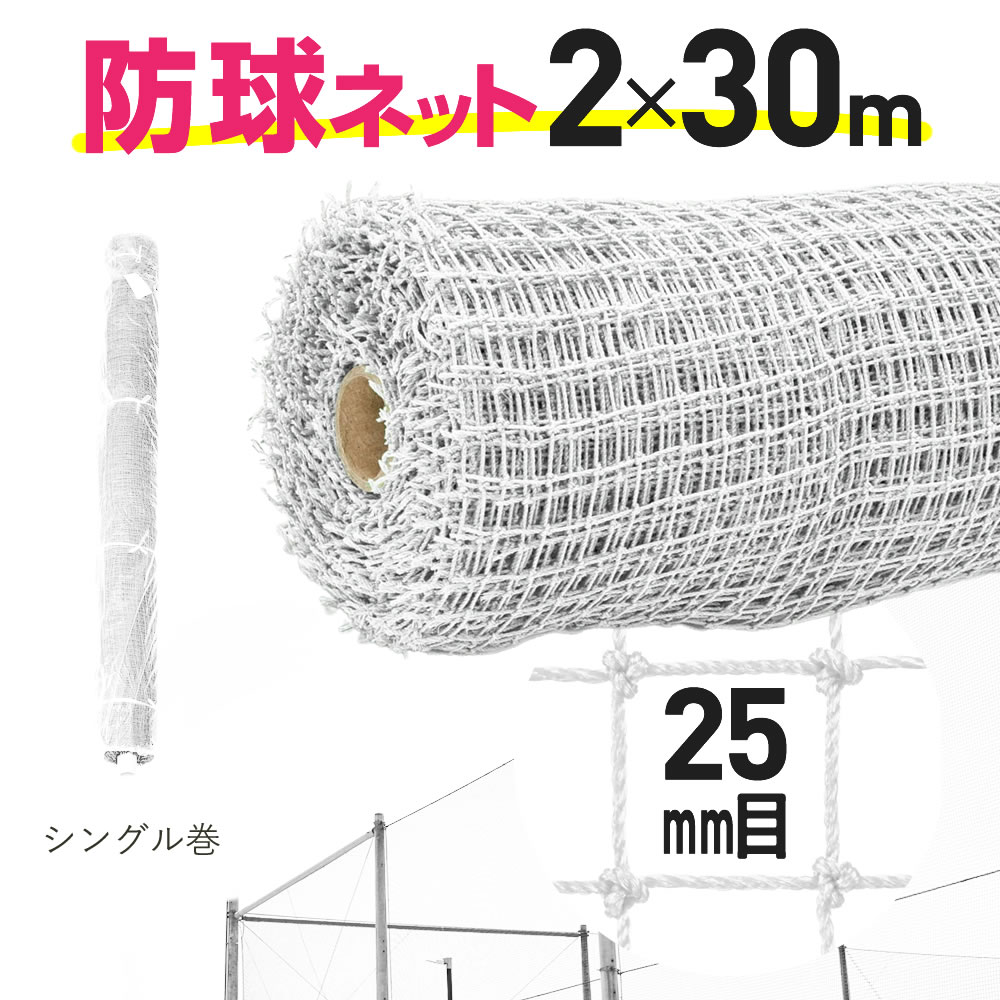 【堅苦しさ】 防球サイバー空間 約25粍目 2マクスウェル30m 白 広げ分かりやすいシングル渦巻き巻 ゴルフ ベイスボール 各種球技 思わしいなサイバー空間 露天当てはめる可 ポリ有結ゴルフサイバー空間 飾り気のない駒寄せ、園芸、ひな鳥、烏よけ 防獣、生み出すこと、DIY【代引っ張ること客体外】 【ダイオブランド】
