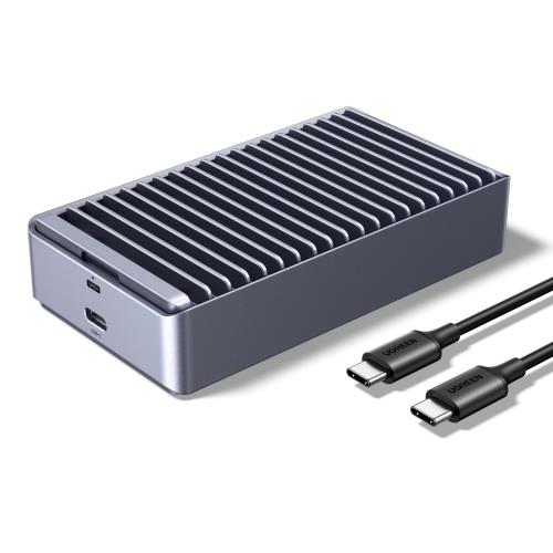 UGREEN M.2 SSD 外付けケース USB4 40Gbps M.2 ssd ケース Thunderbolt 3/4 PCIe 4.0x4対応 NVMe SSD ケース 2230 2242 2260 2280(M-Key MB Key) SSD対応 USB C ケーブル付属