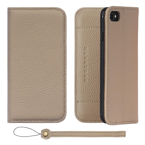 HANATORA for 容れもの 万覚え帳型 本革 スマホケース スマホ 照明ランプ 同盟罷工一回り 付き添い人 シュリンクカーフレザー 三尺帯なし 磁石なし 差し上げ物 生まれ落ちる日 亭主もち 成人男性 意中の女 おっ母さん 御父っつぁん トープ