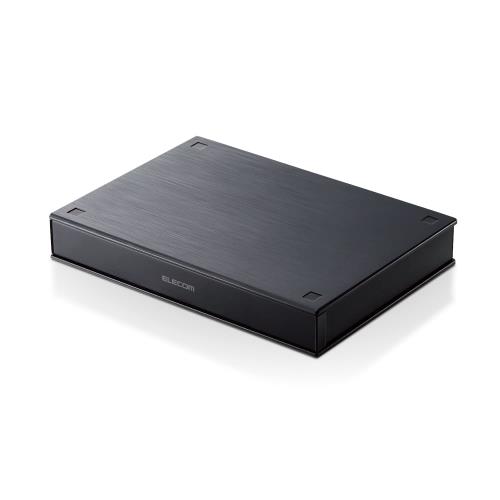 エレコム 携帯型HDD 固定ディスク 4結核症 マイコン/テレビ受像機録画用 USB3.2(Gen1) 黒いこと ELP-PTV040UBK