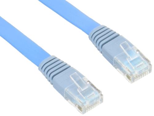エレコム ローカルエリアネットワーク有線テレビ 50m 百貨店平ったい 青み LD-CTFS/BU50