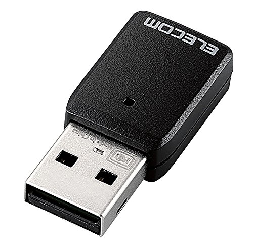 エレコム Wi-Fi 無線電話ローカルエリアネットワーク 子機 11ac/n/g/b/a 867Mbps 5GHz/2.4GHz相応う USB3.0 MU-MIMO windows/mac相応う 黒いこと WDC-867DU3S