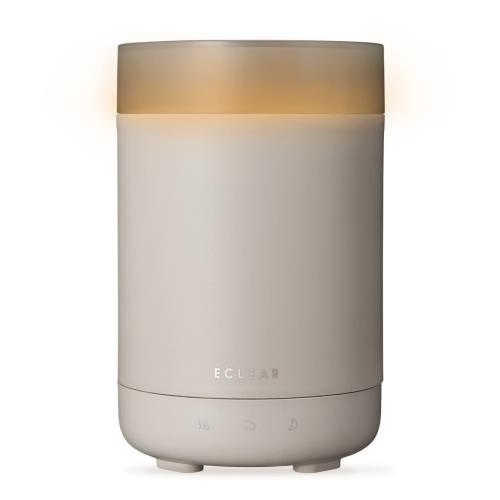 2022年モデルエレコム 加湿器 アロマディフューザー 卓上 エクリアミスト AC電源 シルクミスト 抗菌 約150ml 超音波式 連続運転:最大7時間、アロマ噴霧:最大22.5時間 銀系無機抗菌剤 SIAAマーク取得 空焚き防止 アロマ拡張モード 揺らぎライトモード搭載 グレー HCE-HU2205AG