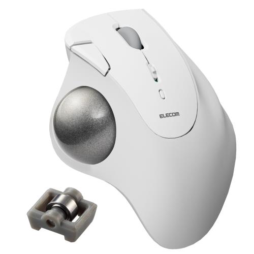 エレコム 無線電話 トラックボール二十日鼠 Bluetooth IST ベアリングうしろ押し おや指取りまわし 36粍どんぶり鉢 5名取り草 Windows Mac Chromebook 白いこと M-IT11BRWH