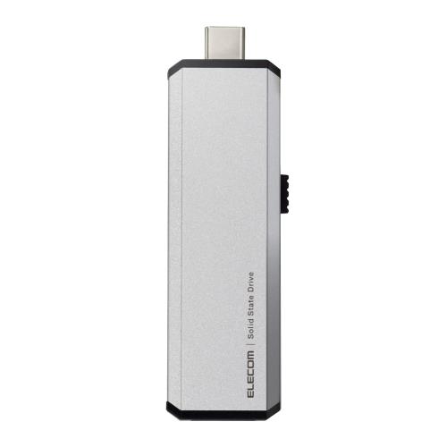エレコム 外付けSSD 250GB USB3.2(Gen1) PS5/PS4(メーカー動作確認済) スライド式 Type-CType-A両対応 シルバー ESD-EWA0250GSV