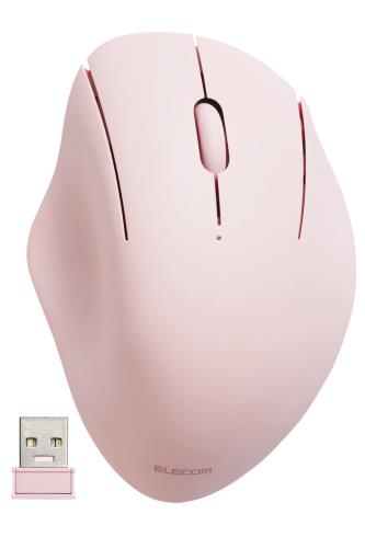 エレコム 二十日鼠 無線電話二十日鼠 SHELLPHA 無線電話2.4GHz 静音 抗菌 3名取り草 サクラ色 M-SH10DBSKPN