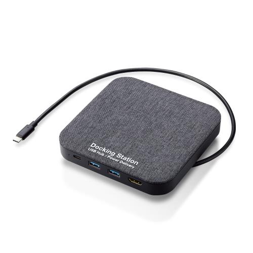 エレコム 外付けSSD ドッキングステーション機能付 [HDMI/USB-C/USB-A/USB PD 100W対応] Mac/iPad/Windows対応 ESD-DSA0K