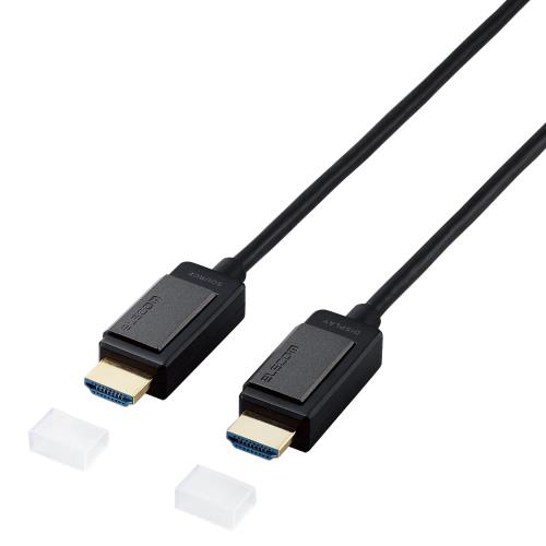 エレコム HDMIケーブル 長尺 4K対応 アクティブオプティカル 無給電タイプ DH-HDLOA15BK