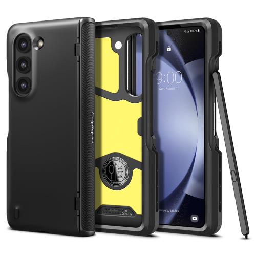 Spigen Galaxy Z Fold5 ケース Sペン収納 [ SC-55D | SCG22 ] 全面保護 フルカバー 3重構造 [TPU+PC+XRD] 米軍MIL規格取得 耐衝撃 ワイヤレス充電対応 ギャラクシー Z フォルド 5 スリム・アーマー・プロ ペン ()