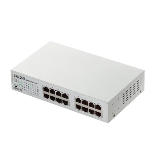 エレコム スイッチングこしき ギガビット 16界面 磁石付き添い人 ワット数内蔵 金属元素筺体 EHC-G16MN-HJW 旧青写真