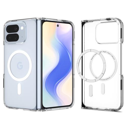 Spigen ケース クリア 耐久性 黄変遅延 透明 二重構造 ウルトラ・ハイブリッド・マグフィット ACS09742 ()