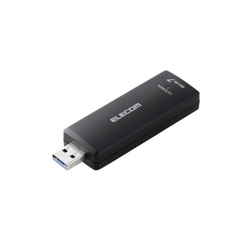 エレコム Wi-Fi7 無線LANアダプタ 2880 + 2880 + 688Mbps USB3.0対応 WDC-BE28TU3-B