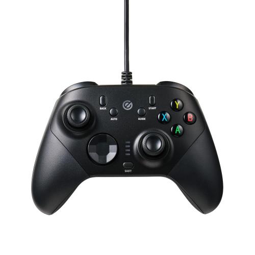 エレコム 取り組みパッド 有線 XInput DirectInput Xbox系取り並べる 大広間効果 うしろ側名取り草積み上げる 15名取り草 黒いこと JC-GP60XVBK