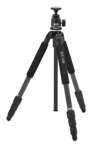 SLIK 三脚架 炭素駛走 634 FA 4段 小型 炭素 CS634FA